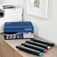thumbnail image 4 of Brother Genuine Standard-Yield Toner Cartridge Four Pack TN223 4PK - Includes one Cartridge Each of Black, Cyan, Magenta & Yellow Toner, Standard Yield, Model: - Sold Without Manufacturer Warranty, 4 of 4
