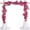 Red, variant on 2Pcs Artificial Bougainvillea Flowers Garland, 5.58ft Fake Silk Bougainvillea Vines Long Plant Faux Bougainvillea Wreaths for Centerpieces Table Runner Wedding Arch Wall Decorations (Red)