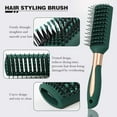 thumbnail image 4 of Mens Paddle Hair Brush Comb Set for Women and Men 6 Pcs Wet Hair Brushes for long Hair No Tangle Hair Brush for Curly or Straight Hair (Dark Green), 4 of 6
