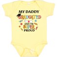 thumbnail image 3 of Inktastic My Daddy Graduated and I'm Super Proud Boys or Girls Baby Bodysuit, 3 of 5