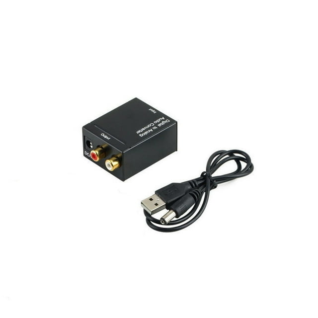 3,5 Mm Jack Coaxial fibra óptica Digital a Audio analógico Rca L/R convertidor Spdif Digital Audio decodificador amplificador Juegos de teclado y mouse para computadora TYPE1 Adaptador+USB+Bolsa