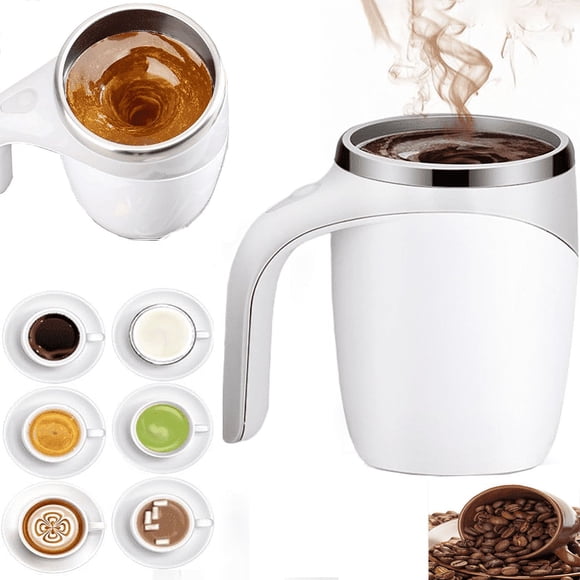 MesaSe self stirring coffee mug,magnetic stirring coffee mug self heating coffee mug Rechargeable Automatic Stirring Coffee Mug Office Reusable Coffee Mug Rechargeable Self Stirring Cof