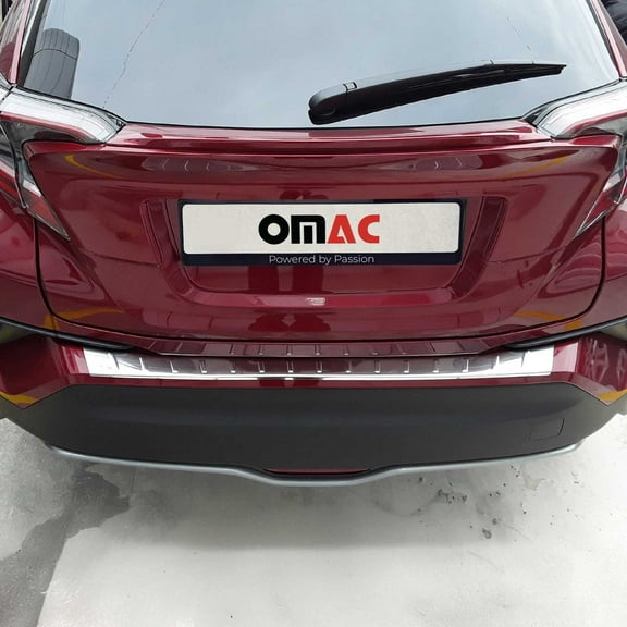 Rear Bumper Sill Cover Protector Guard for Toyota C-HR 2018-2022 Stainless Steel