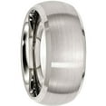 thumbnail image 4 of Stainless Steel Beveled Edge 10mm Brushed and Polished Band, Available in Multiple Sizes, 4 of 9