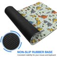 thumbnail image 6 of Long Mouse Pads for Desk,LightColor Dinosaurs Name Pattern Desk Mats on Top Of Desks, Desk Mouse Pad Extra Large with 3mm Non-Slip Base and Stitched Edge for Gaming,Office,Work,Home 35.4"x15.7", 6 of 6