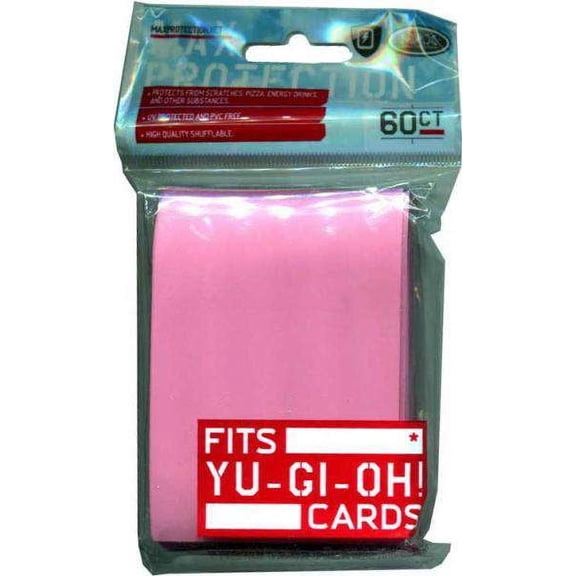 Card Supplies Flat Pink Card Sleeves (60 ct)