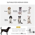 thumbnail image 4 of Aosom Foldable Dog Bike Trailer for Medium Dogs Travle, Light Grey, 4 of 10