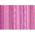 thumbnail image 1 of Ahgly Company Indoor Rectangle Abstract Pink Modern Area Rugs, 2' x 5', 1 of 4