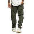 thumbnail image 4 of Victorious Men's Double Front Cargo Jogger Pants, up to 5X, 4 of 6