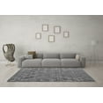 thumbnail image 3 of Ahgly Company Indoor Square Abstract Gray Modern Area Rugs, 4' Square, 3 of 4
