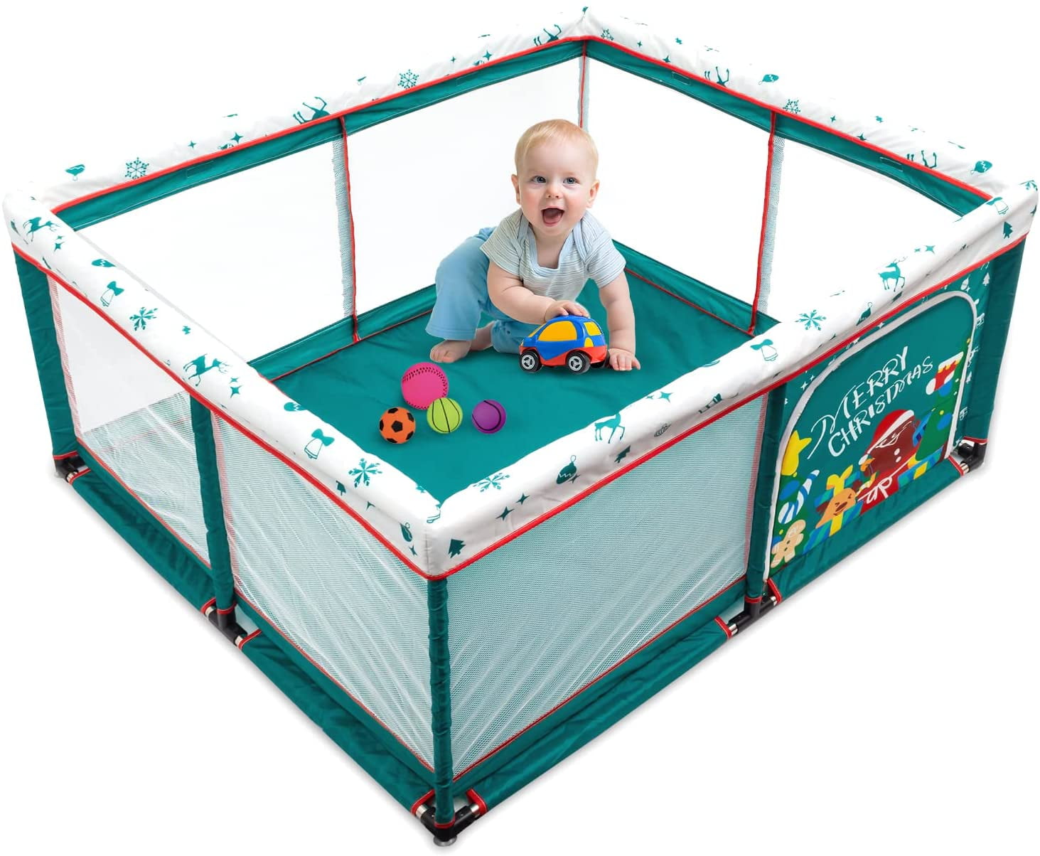 Baby Fence Play Area Large Baby Play Pens for Toddlers Playard Activity
