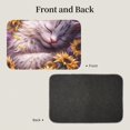 thumbnail image 2 of Pofeuu Warm Sunflower Sleeping Cat Print Hem Mat 40x60 - Multipurpose Doormat for Indoor & Outdoor Use - Welcome Your Guests with our Entrance Mat, 2 of 6