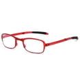 thumbnail image 3 of Gafas de lectura portátiles plegables TR para hombres y mujeres, gafas de lectura antiguas con película azul, 3 of 5