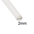 thumbnail image 3 of Uxcell 16.4Ft-2mm High TEMP Silicone Fiberglass Sleeve Insulation Cable Protectors White, 3 of 5