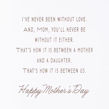 Hallmark Mother's Day Card from Daughter (Thanks for Being There)