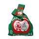 thumbnail image 1 of Bolsa de regalo de Navidad tejida verde con diseño de manzana de 31 cm, 1 of 2