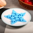 thumbnail image 4 of Five Star Shaped Cool Silicone Ice Cube Tray Freeze Mold Maker Tools for Club Bar Party (Blue), 4 of 5