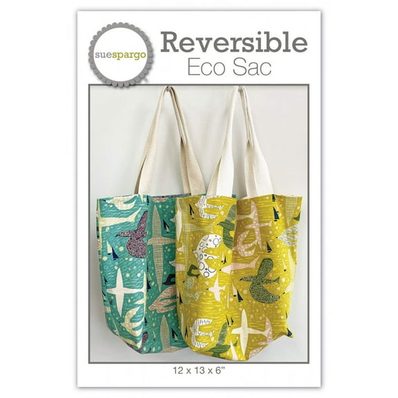 Eco Sac - Applique, Embroidery, and Sewing Pattern by Sue Spargo of Folk Art Quilts