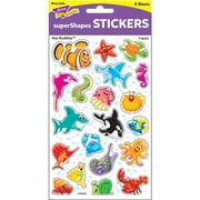 Trend, TEP46333, Large Sea Animal superShapes Stickers, 160 / Pack, Multicolor