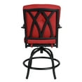 thumbnail image 3 of Mainstays Belden Park 3-Piece High Bistro Set - Red, 3 of 4