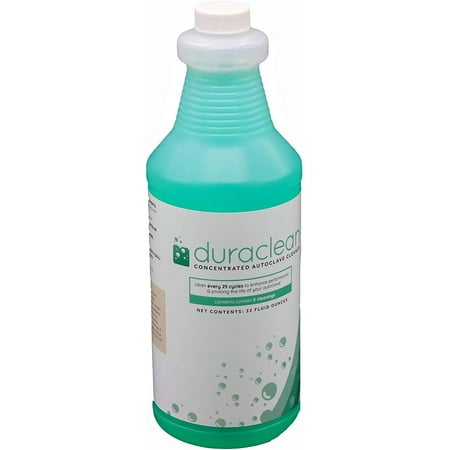 DURACLEANSE Duraclean Autoclave Cleaner 1 Pack, (5 cleanings per bottle) for Autoclave Steam Sterilizers Dental Lab and Medical for Steam Sterilization