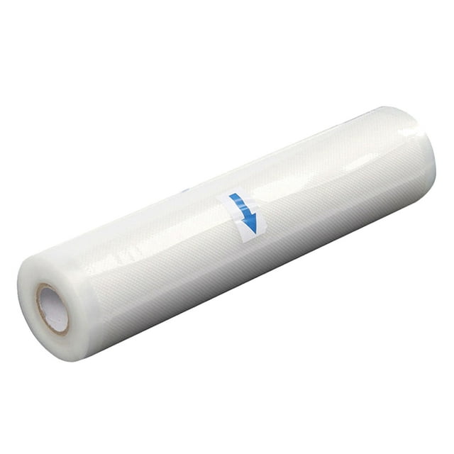 Grain Vacuum Sealer Bags Roll Frozen Food Bag Disposable Vegetable Preservation Pouch Home Kitchen Supplies (White, 25x500cm)