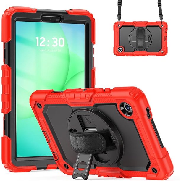 Funda Protectora para Samsung Galaxy Tab A11 8.7" (2025) y Tab A9 8.7" (2023) - Rojo