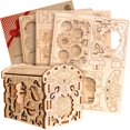thumbnail image 1 of Juego 3 en 1 de Wooden Puzzle Secret Treasure Box 3D ESC WELT, 1 of 6