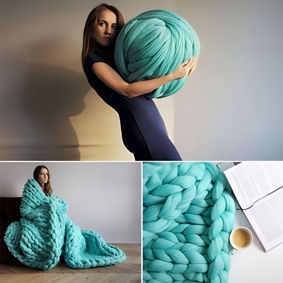 PALINO 14 Colors Wool Thread Wool Yarn Super Soft Arm Knit Wool Roving Crochet DIY Craft