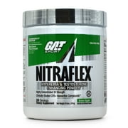 GAT Sport Nitraflex Test Booster Powder, Green Apple, 30 Servings