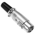 thumbnail image 4 of Conector de terminal XLR para micrófonos, cable XLR balanceado, conector de micrófono para estudio de audio profesional y escenario, 4 of 8