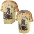 thumbnail image 3 of Rottweiler Celebrates Spring and Enjoys a Happy Easter All Over Print 3D Baseball Shirt Rottie Dog Lover Gifts Idea Softball Sport - 02001, 3 of 6