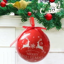 XYAIYT Christmas Ornaments Shatterproof Christmas Ornaments Plastic Light Bulb Tree Ornament Hanging Ball Multi Style Shiny Matte Mirror Swirl Holiday Tree Decor with Rope 2.8in Red