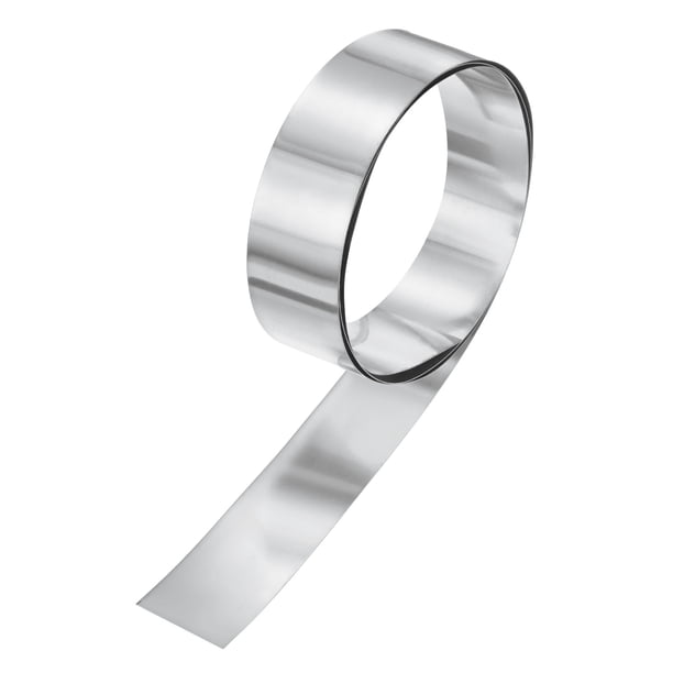 Uxcell 1-Pack Sellado de Aluminio, Rollos de Aluminio de 3.3 pies x 0.8" x 0.012"