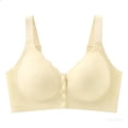 thumbnail image 4 of Sports Bra Women Large Size Wireless Breathable Gathering Thin Cup Everyday Underwear, 4 of 5
