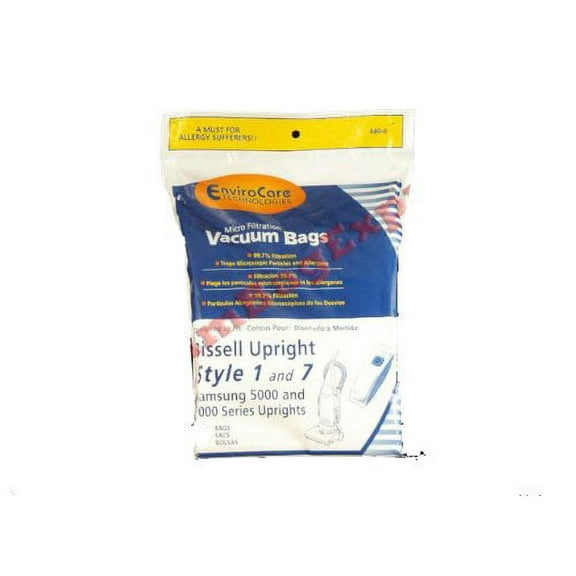 18 Compatible with Bissell DESIGNED TO FIT MICROFILTRATION VACUUM BAGS