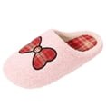 thumbnail image 2 of Fnooota Womens Fuzzy Slippers, Non Slip Comfort Winter Warm House Slippers Home Shoes Pink Size 7.5-8.5, 2 of 6