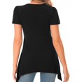 thumbnail image 5 of Vêtements de Grossesse Offres de l'Action de Grâce Liquidation Été Vêtements de Maternité pour Femmes Col Rond Manches Courtes Volants Pli Hauts de Grossesse, 5 of 5