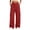 A-Red, variant on SYwaren Women's Cargo Pants Casual Button Multi Pocket Solid Color Athletic Fall Winter Utility Lounge Sweatpants