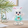 thumbnail image 4 of TIELUTT Singing and Dancing Cute Rabbit Children's Light Up Games for Kids 3-5 Building Tiles for Toddlers 1-3 Building for Girls Counting Cubes for Kids Math 100 Animal for Toddlers Age 1, 4 of 7