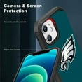 thumbnail image 5 of Apple iPhone 12 (6.1) - NFL Licensed Philadelphia Eagles Team Logo on Green Textured Dual Layer Case, 5 of 5