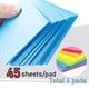 thumbnail image 2 of Notas Adhesivas Forradas De 4X6 En Postes Adhesivos Con Rayas Brillantes, Blocs De Notas Potentes Súper Adhesivos Coloridos, 45 Hojas/Bloc, 6 Blocs/Paquete, 2 of 5