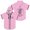 Pink, variant on Phil Wickham Song Of The Saints Album Baseball Jersey Women Men Hooded Short Sleeve Shirt Casual Trendy T-shirt