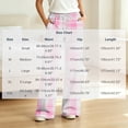 thumbnail image 3 of Hvogkswy Women Plaid Pajama Pants Loose Straight Wide Leg Lounge Pants Drawstring Elastic Waist Home Pajama Bottoms with Pockets, 3 of 7