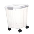 thumbnail image 4 of Lipstore Dry Food Container Rice Storage Container,Multipurpose, Airtight Rice Storage Bin Rice Dispenser for Kitchen Sugar Nuts Flour Clear 15kg, 4 of 8