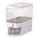 thumbnail image 1 of Bsvklp Recipiente para Granos Frasco Arroz Transparente Frijoles Mungo Cubo Suministros (Blanco S), 1 of 9