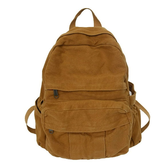 Mochila para portátil GAXOS Vintage Canvas Brown para mujer