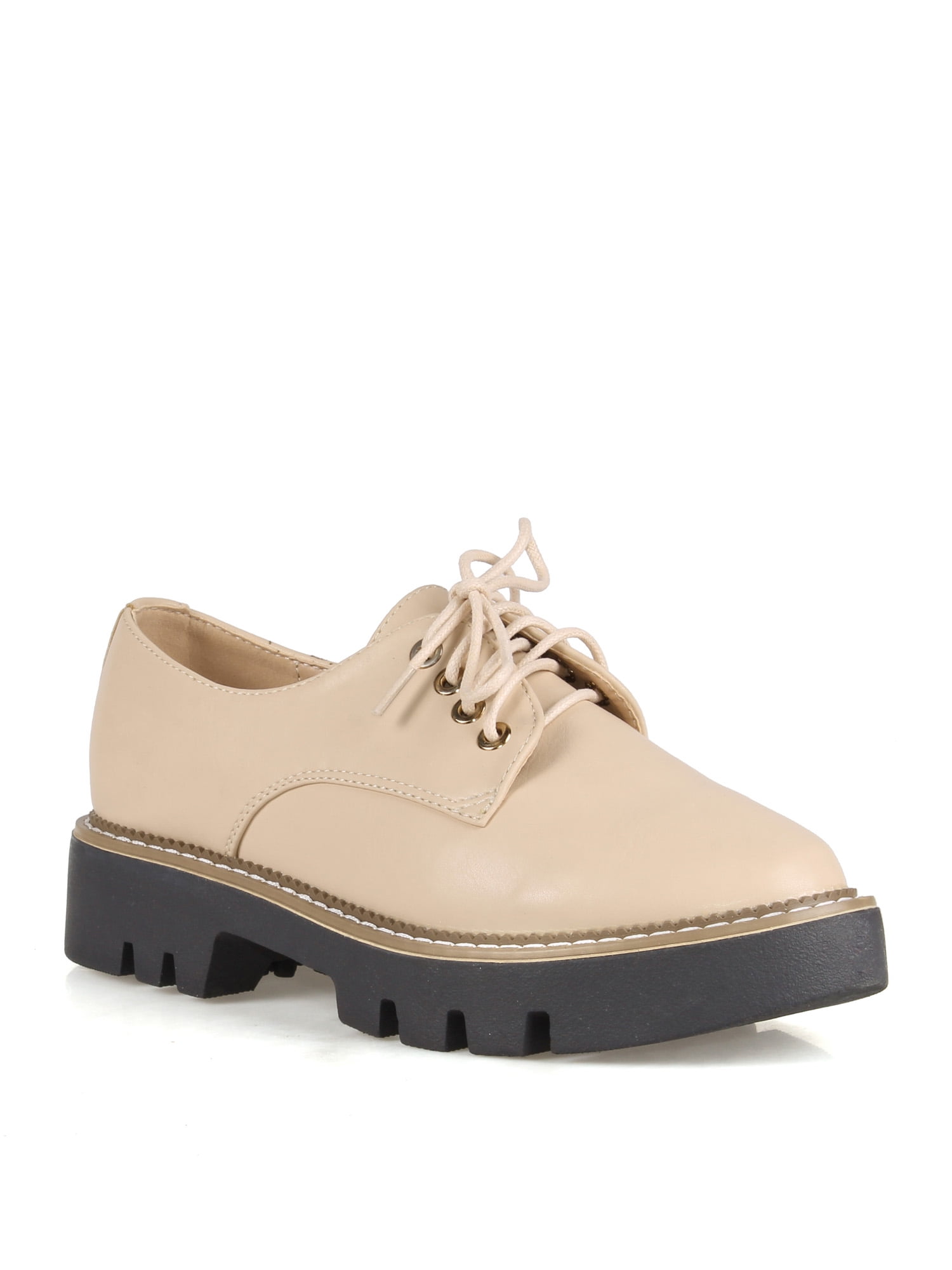 womens chunky oxfords