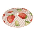 thumbnail image 2 of Bingfone Christmas Tree Skirt Mat Christmas Decoration Interior 48"-Strawberries, 2 of 8