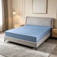 thumbnail image 6 of 70.87"x78.74" Hotel Quality Fitted Sheet with 360 All-Around Elastic, Deep Pocket Mattress Cover, Breathable Satin Microfiber Bedspread, Wrinkle-Free Bedskirt for Pets, AKLJWH, 6 of 6